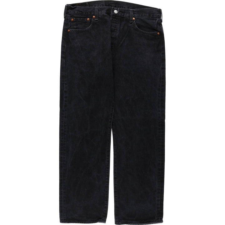 Levi's 501 Black Denim Straight Denim Pants Men's W36 cotton black type Vintage Second Hand