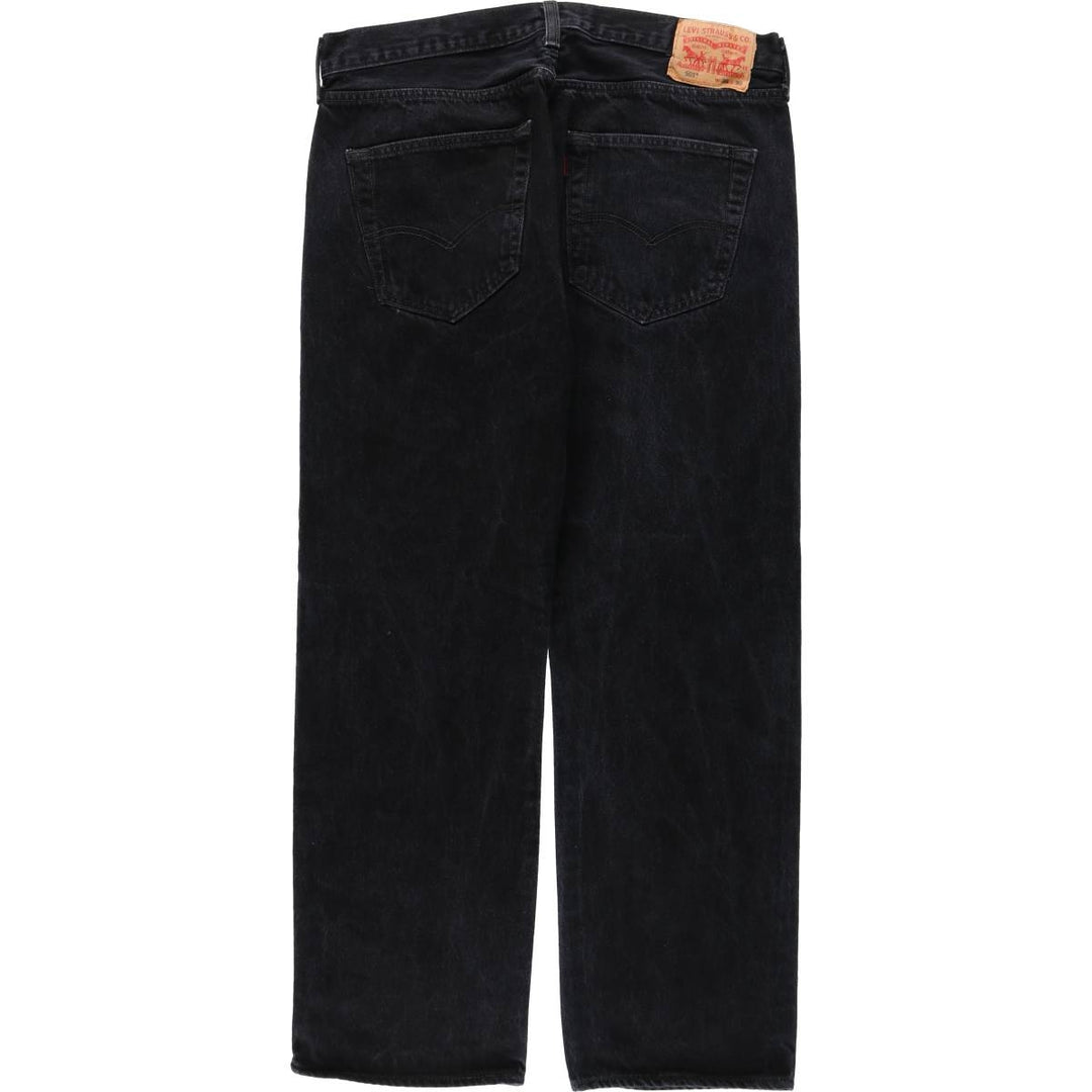Levi's 501 Black Denim Straight Denim Pants Men's W36 cotton black type Vintage Second Hand