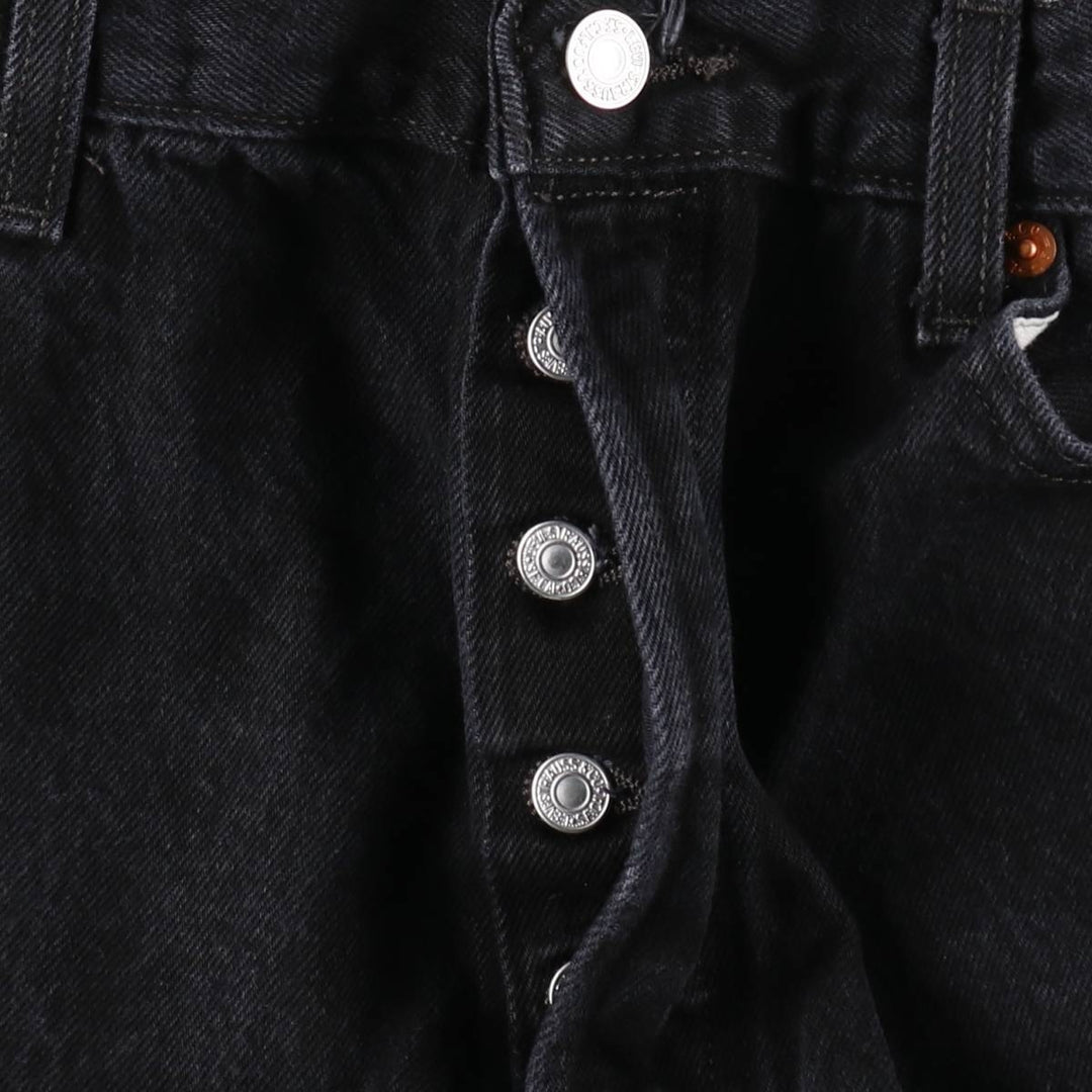 Levi's 501 Black Denim Straight Denim Pants Men's W36 cotton black type Vintage Second Hand