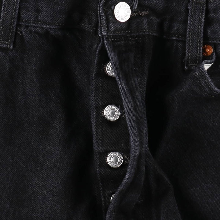 Levi's 501 Black Denim Straight Denim Pants Men's W36 cotton black type Vintage Second Hand