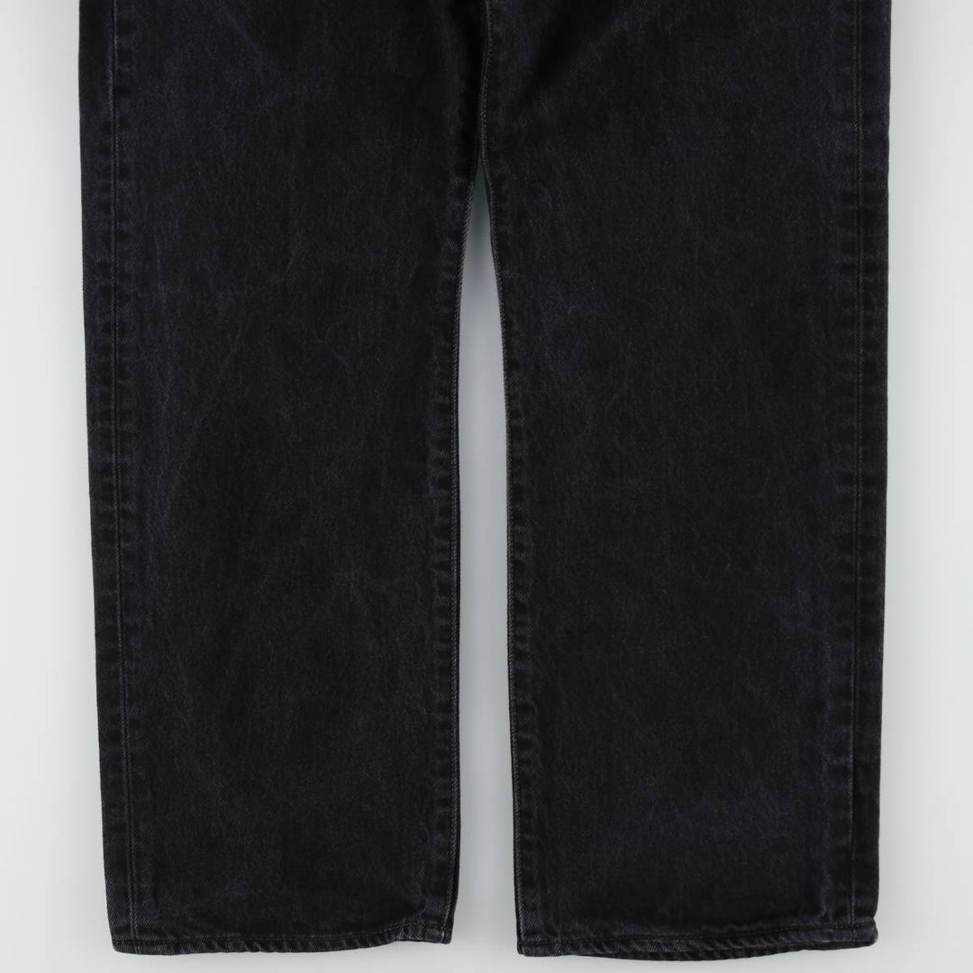 Levi's 501 Black Denim Straight Denim Pants Men's W36 cotton black type Vintage Second Hand