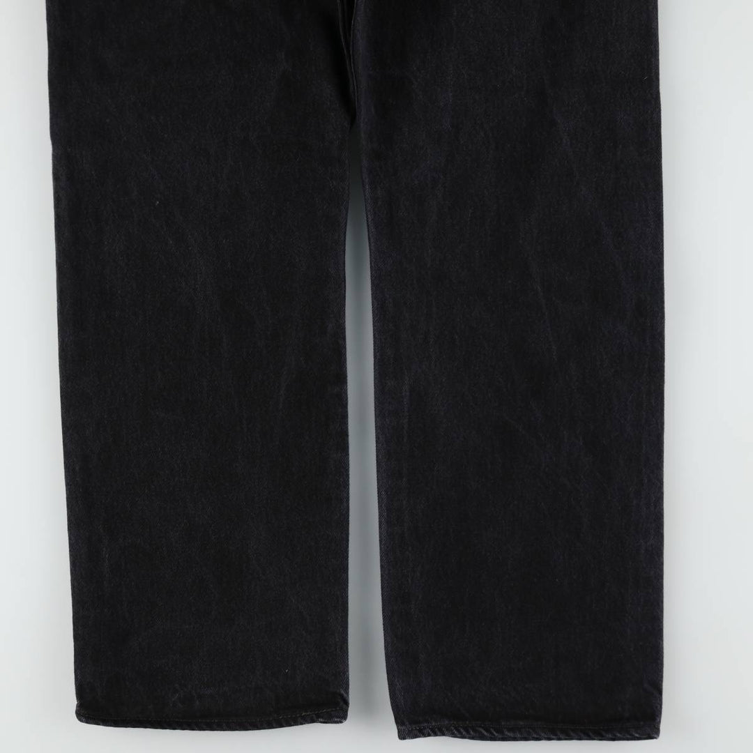 Levi's 501 Black Denim Straight Denim Pants Men's W36 cotton black type Vintage Second Hand