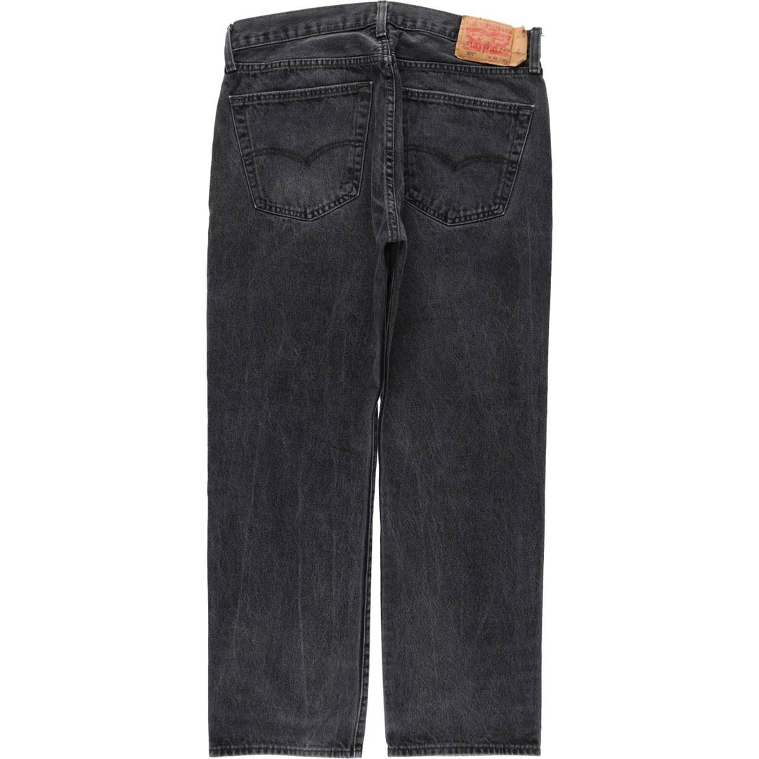 Levi's 501 Black Denim Straight Denim Pants for Men, W35 cotton black type Vintage Second Hand