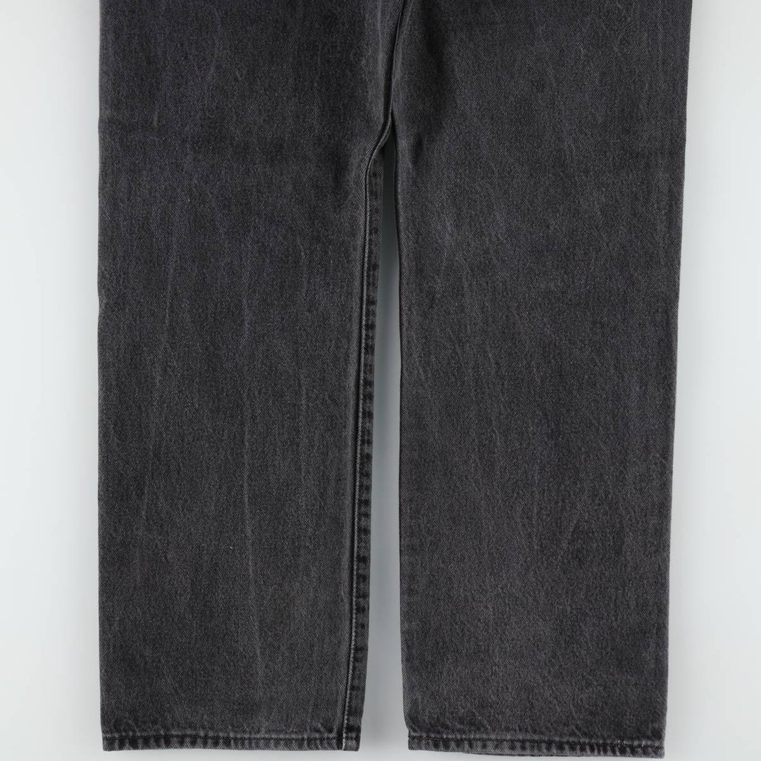 Levi's 501 Black Denim Straight Denim Pants for Men, W35 cotton black type Vintage Second Hand