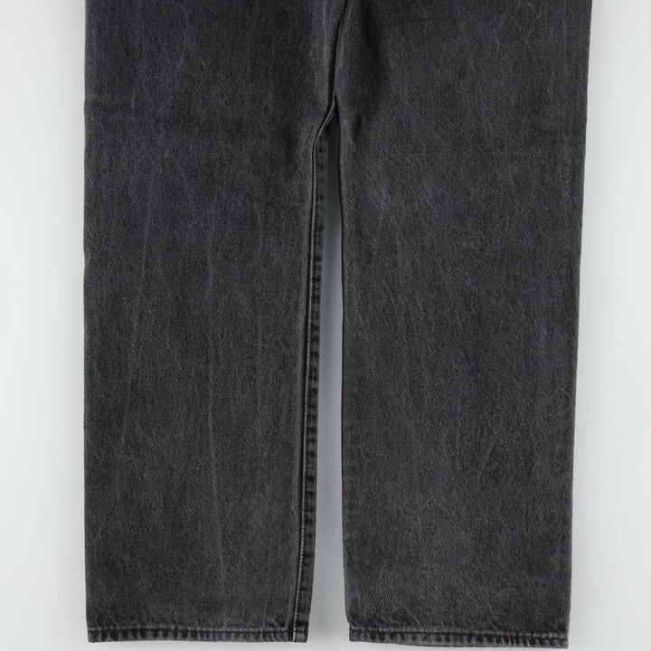 Levi's 501 Black Denim Straight Denim Pants for Men, W35 cotton black type Vintage Second Hand