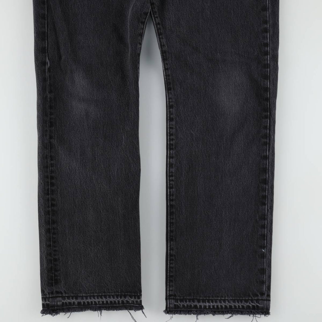 Levi's 501 Black Denim Straight Denim Pants for Men, W35 cotton black type Vintage Second Hand