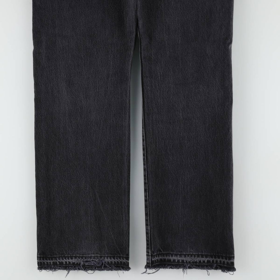 Levi's 501 Black Denim Straight Denim Pants for Men, W35 cotton black type Vintage Second Hand