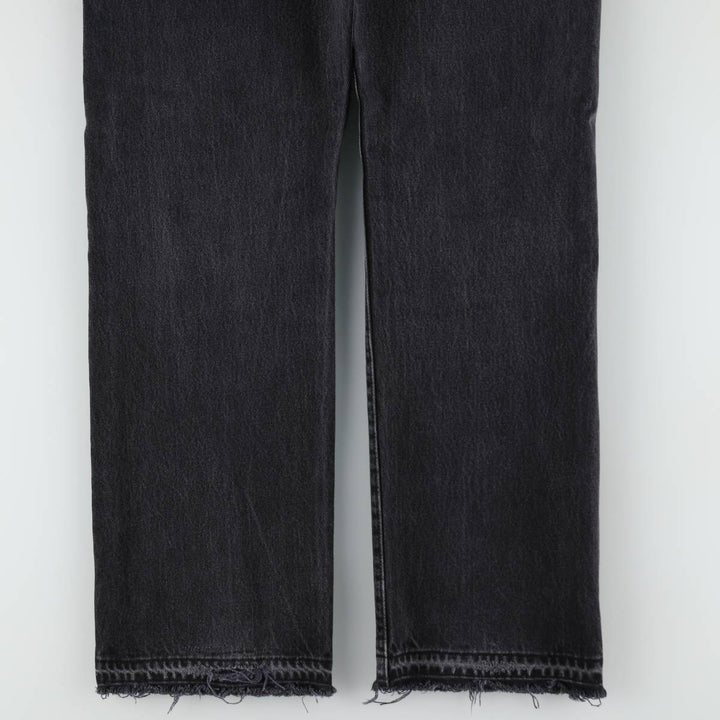 Levi's 501 Black Denim Straight Denim Pants for Men, W35 cotton black type Vintage Second Hand