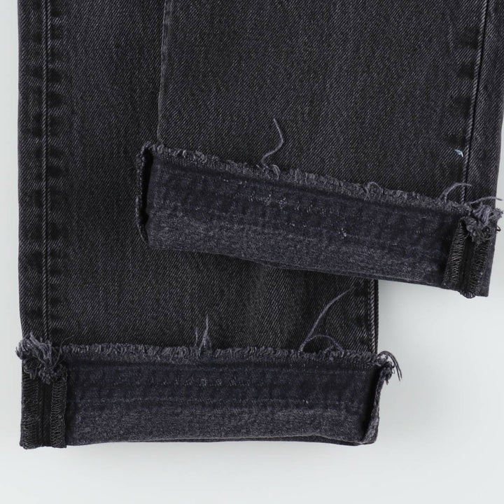 Levi's 501 Black Denim Straight Denim Pants for Men, W35 cotton black type Vintage Second Hand