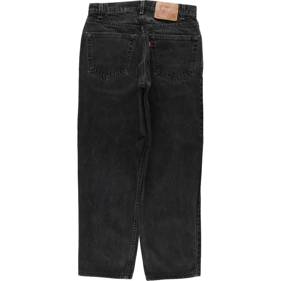 2000'S Levi's 550 Relaxed Fit Tapered Denim Pants, Black, Men's, Size W30 unclear black type Vintage Second Hand