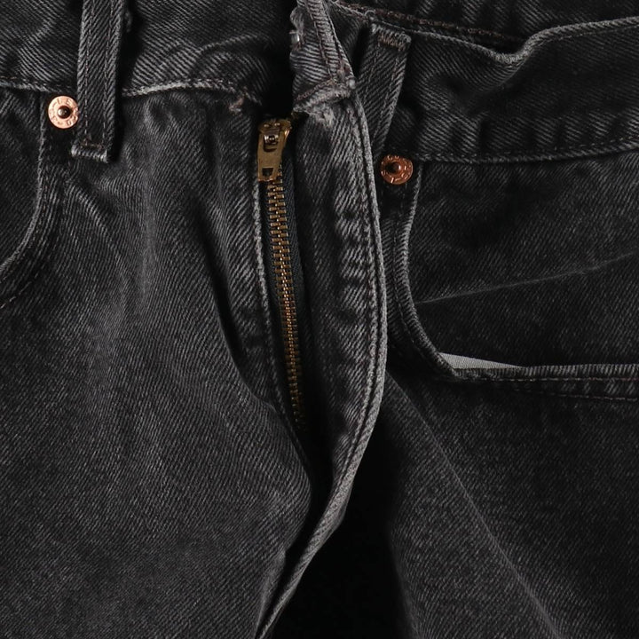 2000'S Levi's 550 Relaxed Fit Tapered Denim Pants, Black, Men's, Size W30 unclear black type Vintage Second Hand