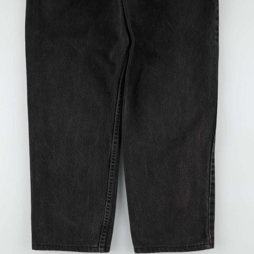 2000'S Levi's 550 Relaxed Fit Tapered Denim Pants, Black, Men's, Size W30 unclear black type Vintage Second Hand