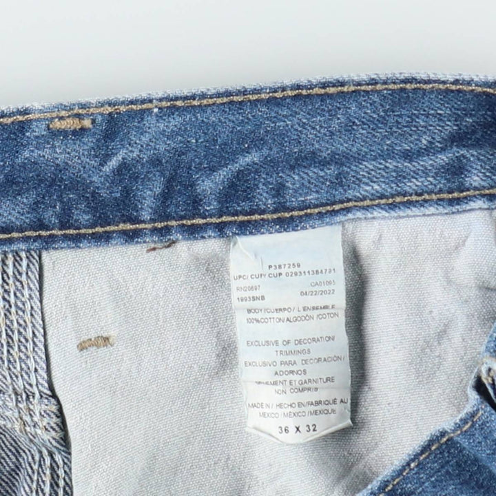 Dickies denim painter pants for men, equivalent to W37 cotton blue type Vintage Second Hand