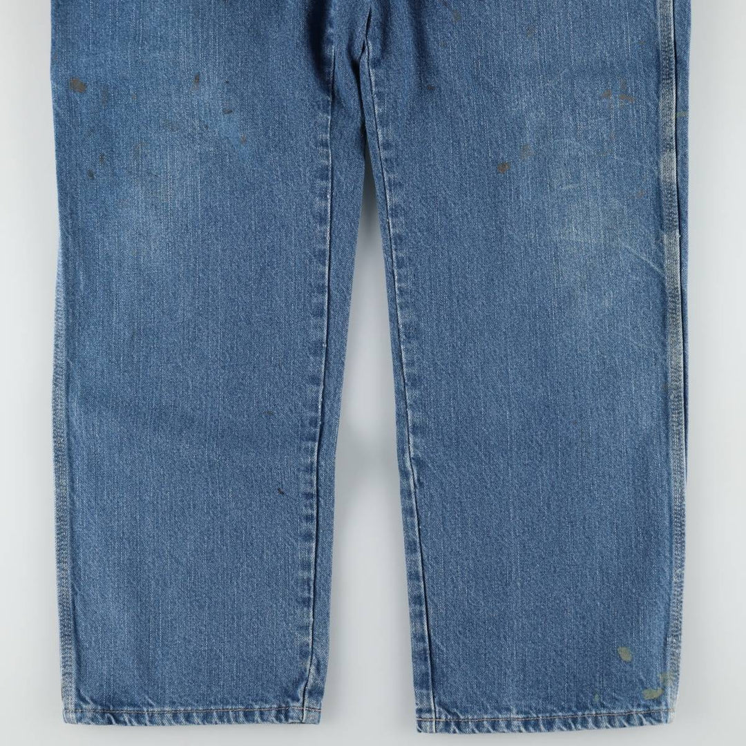 Dickies denim painter pants for men, equivalent to W37 cotton blue type Vintage Second Hand