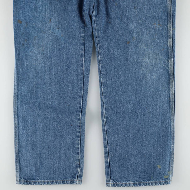 Dickies denim painter pants for men, equivalent to W37 cotton blue type Vintage Second Hand