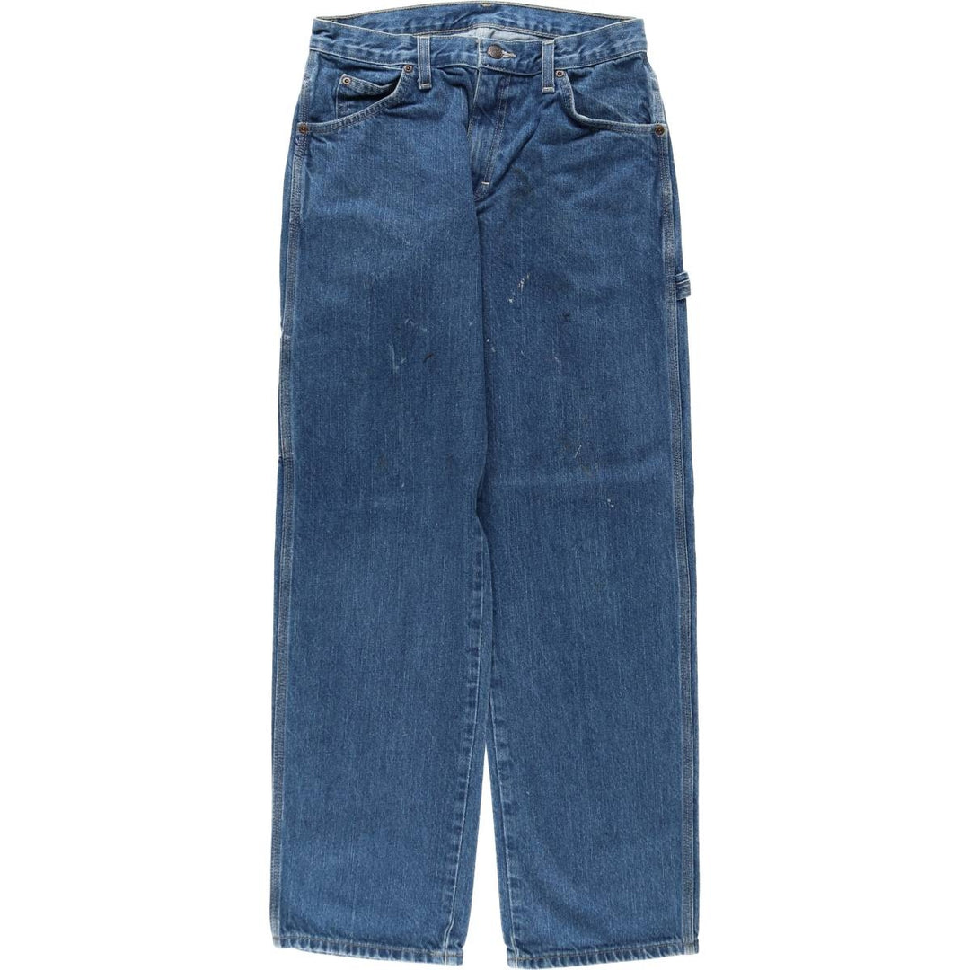 Dickies denim painter pants for men, equivalent to W30 cotton blue type Vintage Second Hand