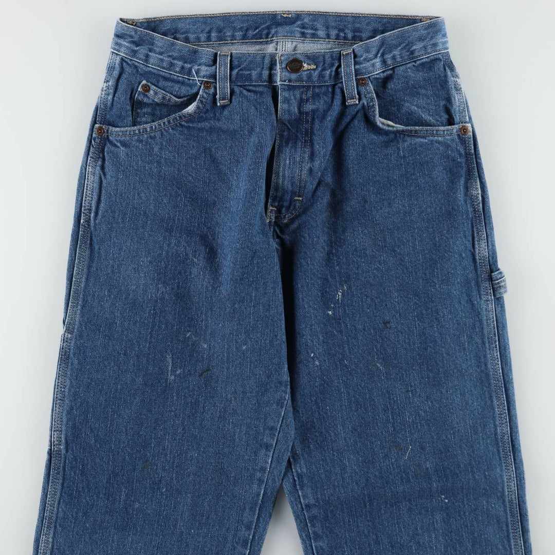 Dickies denim painter pants for men, equivalent to W30 cotton blue type Vintage Second Hand