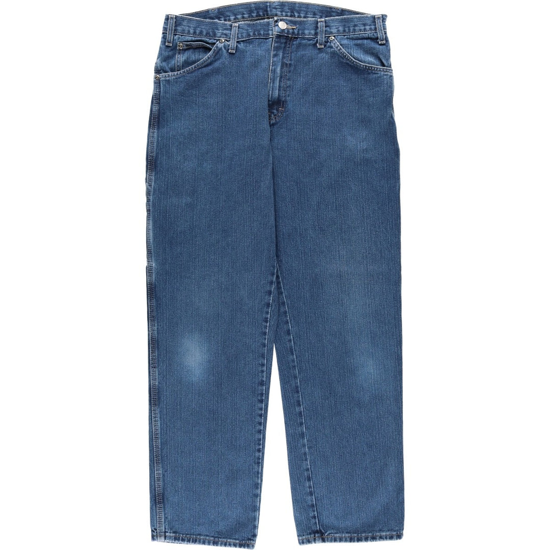 Dickies denim painter pants for men, equivalent to W35 cotton blue type Vintage Second Hand