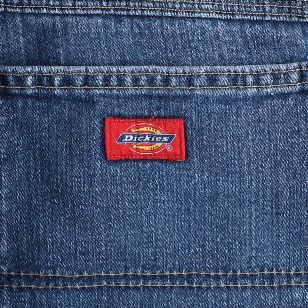 Dickies denim painter pants for men, equivalent to W35 cotton blue type Vintage Second Hand