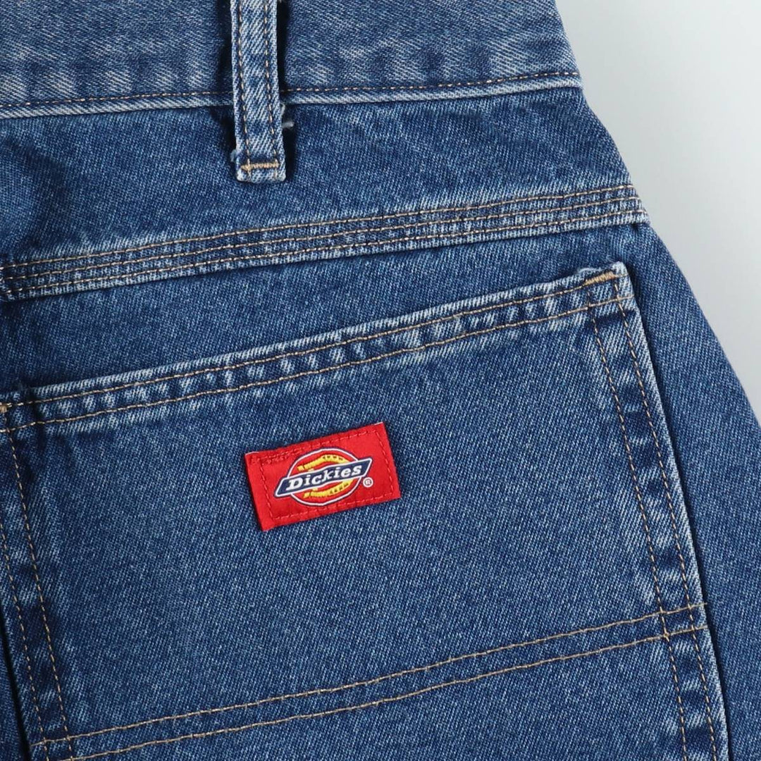 Dickies denim painter pants for men, equivalent to W32 cotton blue type Vintage Second Hand