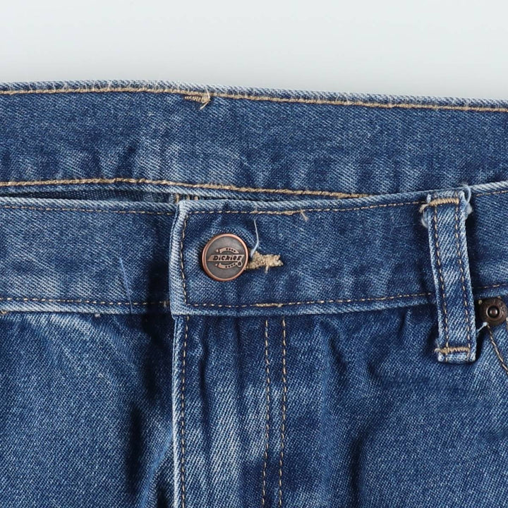 Dickies denim painter pants for men, equivalent to W32 cotton blue type Vintage Second Hand