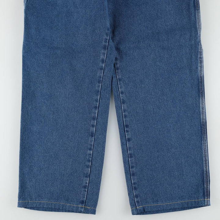 Dickies denim painter pants for men, equivalent to W32 cotton blue type Vintage Second Hand