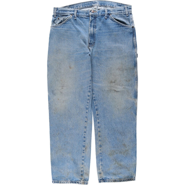 Dickies Relaxed Fit Denim Painter Pants Men's W37 cotton blue type Vintage Second Hand