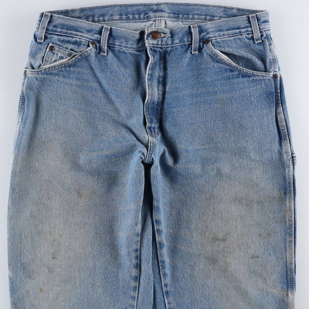 Dickies Relaxed Fit Denim Painter Pants Men's W37 cotton blue type Vintage Second Hand