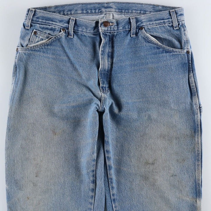 Dickies Relaxed Fit Denim Painter Pants Men's W37 cotton blue type Vintage Second Hand