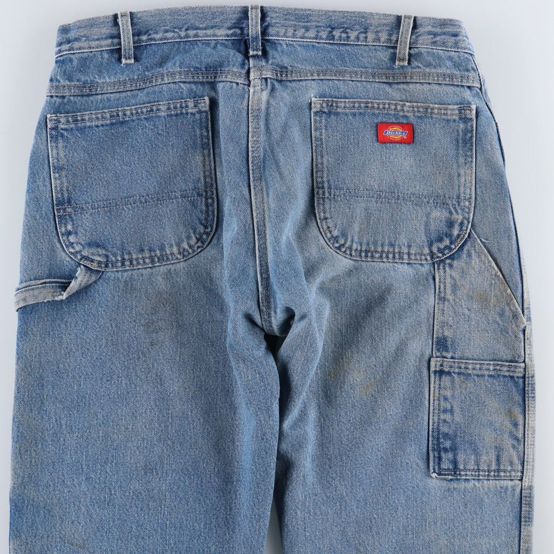 Dickies Relaxed Fit Denim Painter Pants Men's W37 cotton blue type Vintage Second Hand