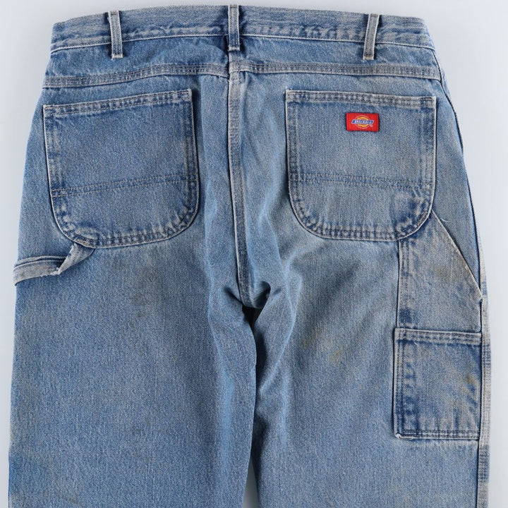 Dickies Relaxed Fit Denim Painter Pants Men's W37 cotton blue type Vintage Second Hand