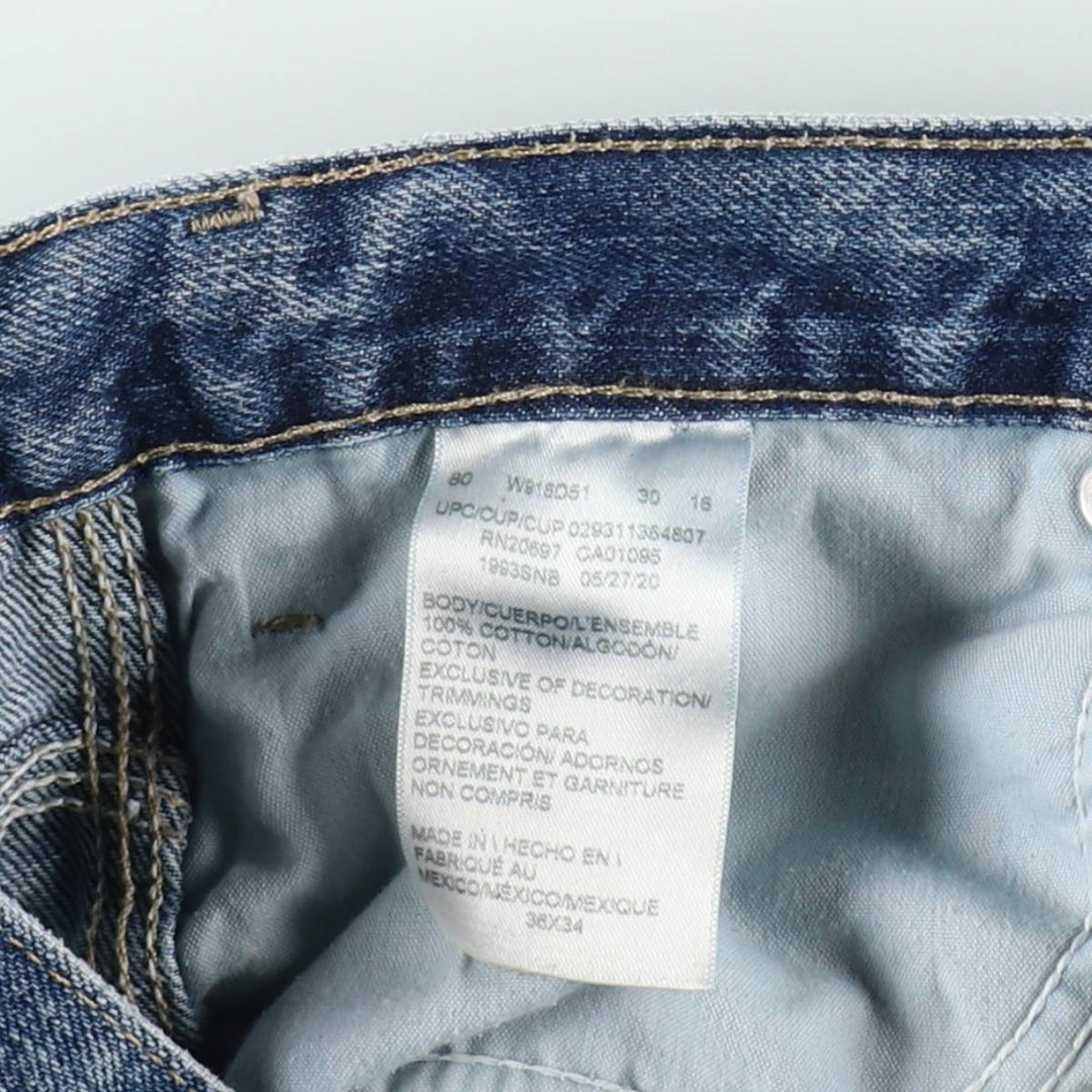 Dickies denim painter pants for men, equivalent to W37 cotton Blue type light blue Vintage Second Hand