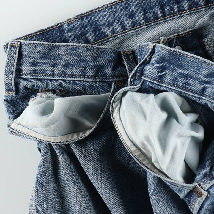 Dickies denim painter pants for men, equivalent to W37 cotton Blue type light blue Vintage Second Hand