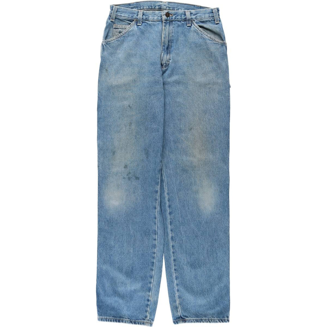 Dickies denim painter pants for men, equivalent to W32 cotton Blue type light blue Vintage Second Hand