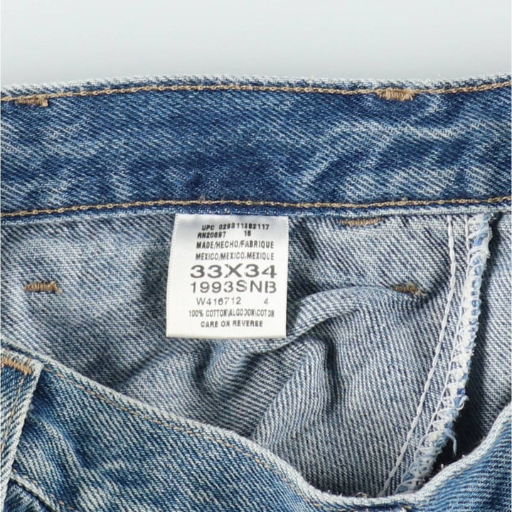 Dickies denim painter pants for men, equivalent to W32 cotton Blue type light blue Vintage Second Hand