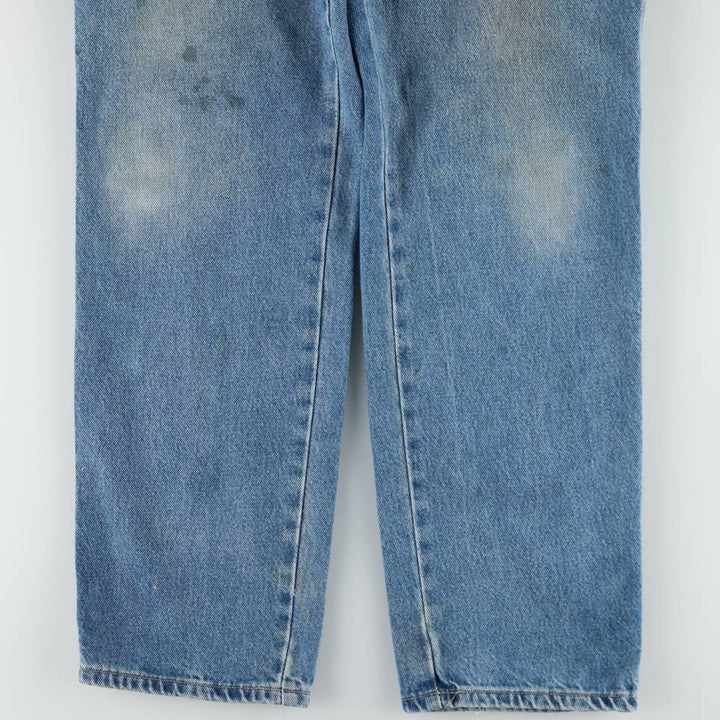 Dickies denim painter pants for men, equivalent to W32 cotton Blue type light blue Vintage Second Hand