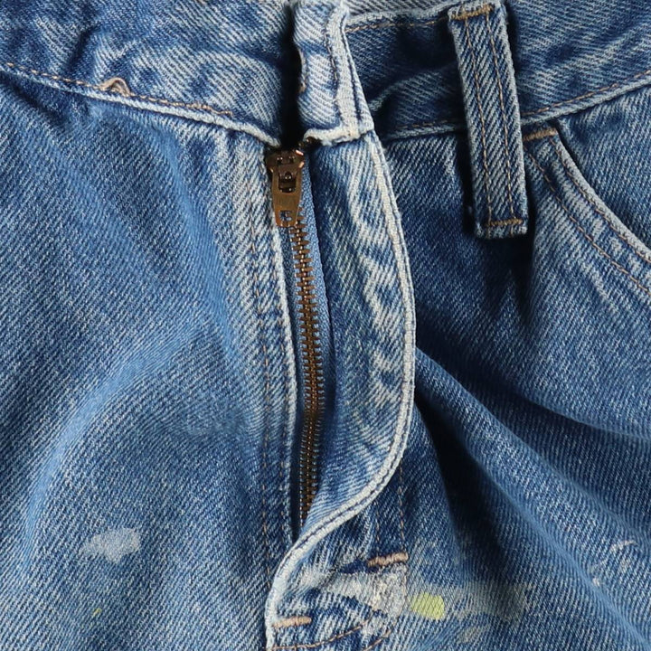 Dickies Relaxed Fit Paint Denim Painter Pants, Men's W32 (approx.) cotton Blue type light blue Vintage Second Hand