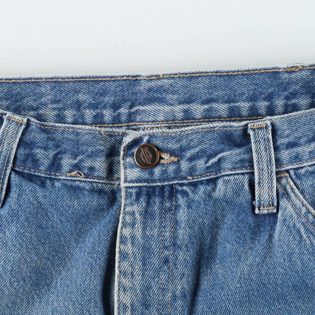 Dickies Relaxed Fit Paint Denim Painter Pants, Men's W32 (approx.) cotton Blue type light blue Vintage Second Hand