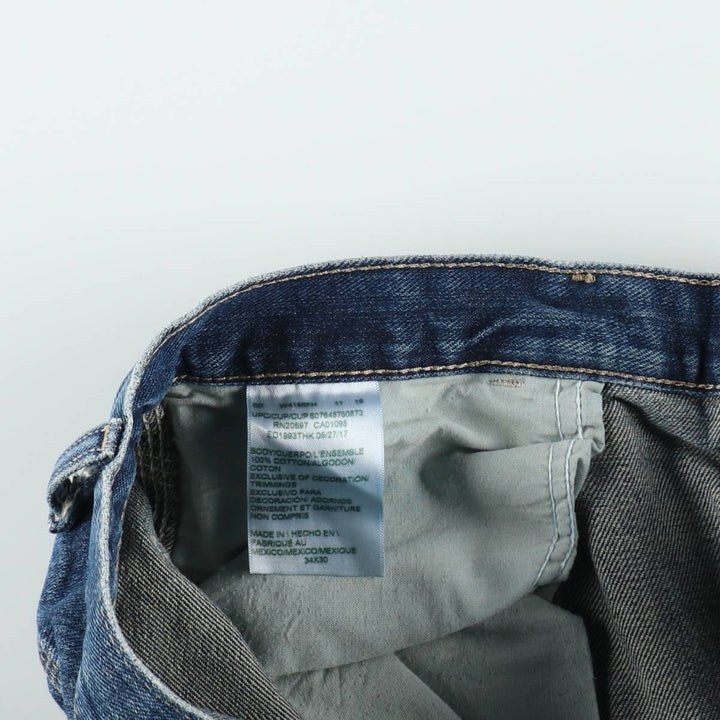 Dickies Paint Denim Painter Pants, Men's W34 (approx.) cotton blue type Vintage Second Hand