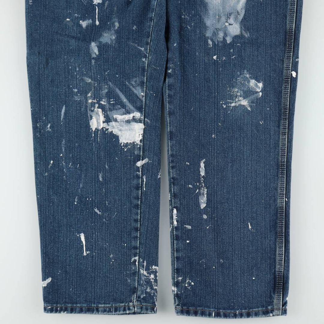 Dickies Paint Denim Painter Pants, Men's W34 (approx.) cotton blue type Vintage Second Hand