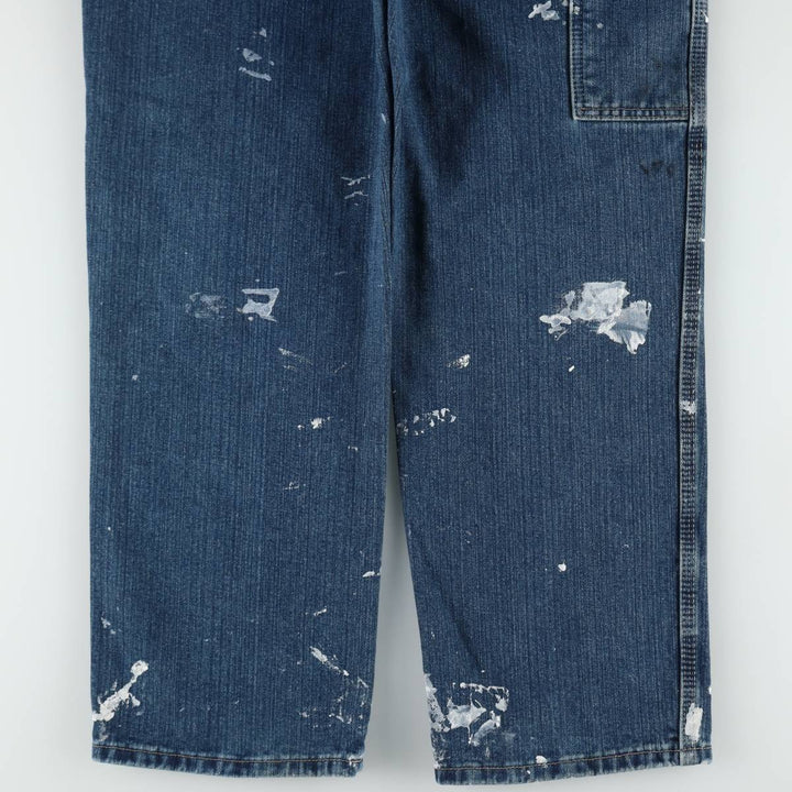 Dickies Paint Denim Painter Pants, Men's W34 (approx.) cotton blue type Vintage Second Hand