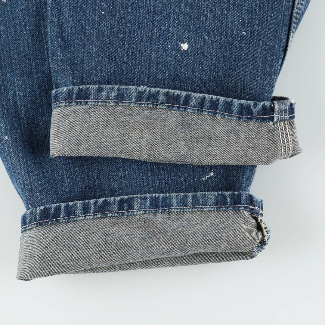 Dickies Paint Denim Painter Pants, Men's W34 (approx.) cotton blue type Vintage Second Hand