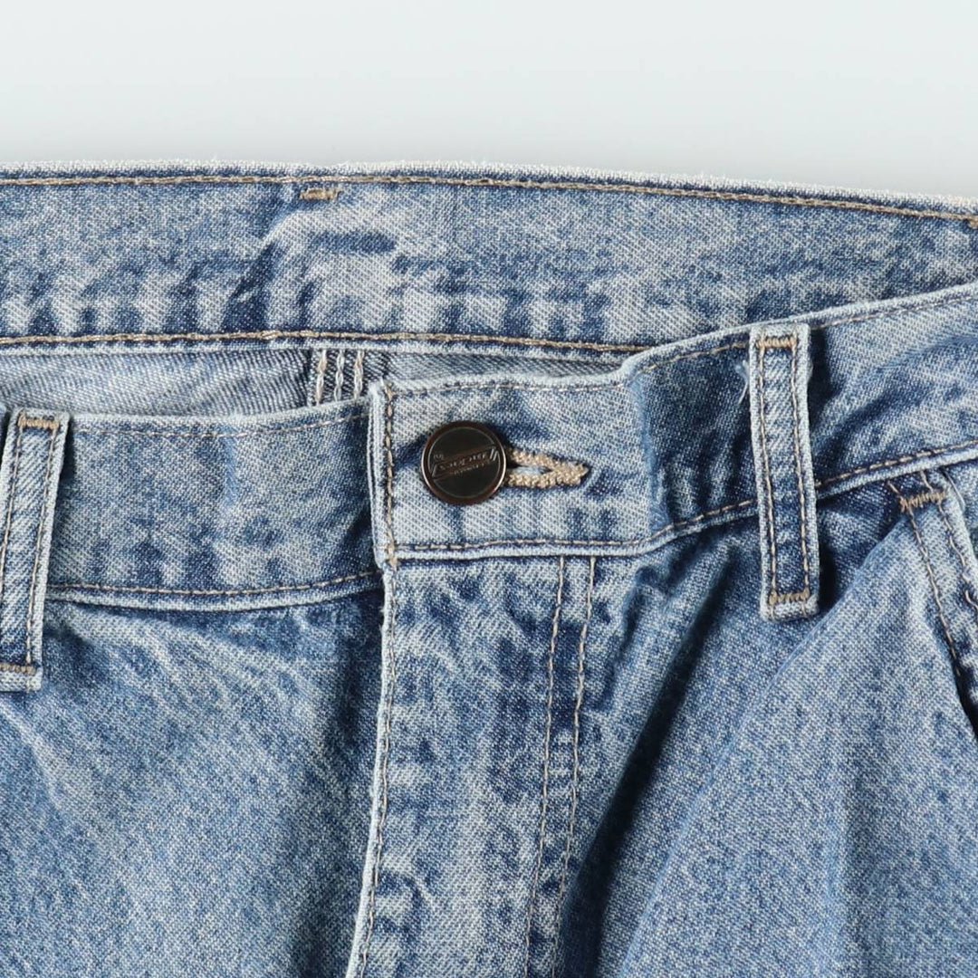 Dickies Relaxed Fit Double Knee Denim Painter Pants, Men's W34 (approx.) cotton Blue type light blue Vintage Second Hand