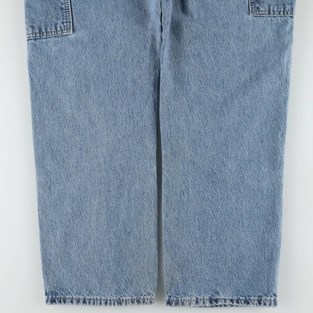 Dickies Relaxed Fit Double Knee Denim Painter Pants, Men's W34 (approx.) cotton Blue type light blue Vintage Second Hand
