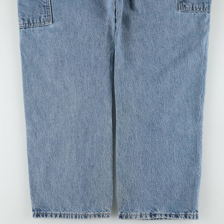 Dickies Relaxed Fit Double Knee Denim Painter Pants, Men's W34 (approx.) cotton Blue type light blue Vintage Second Hand