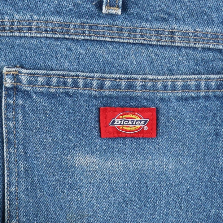 Dickies denim painter pants for men, equivalent to W35 cotton blue type Vintage Second Hand