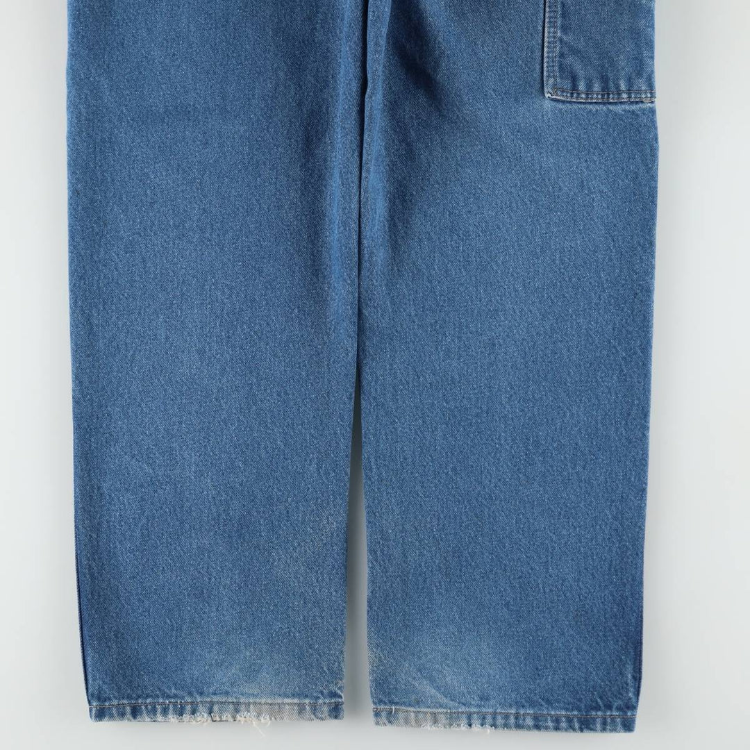 Dickies denim painter pants for men, equivalent to W35 cotton blue type Vintage Second Hand