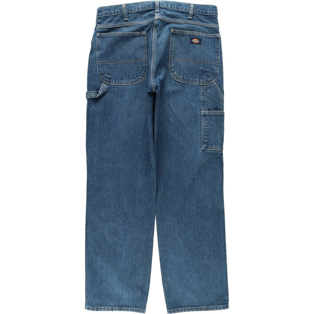 Dickies denim painter pants for men, equivalent to w36 cotton blue type Vintage Second Hand