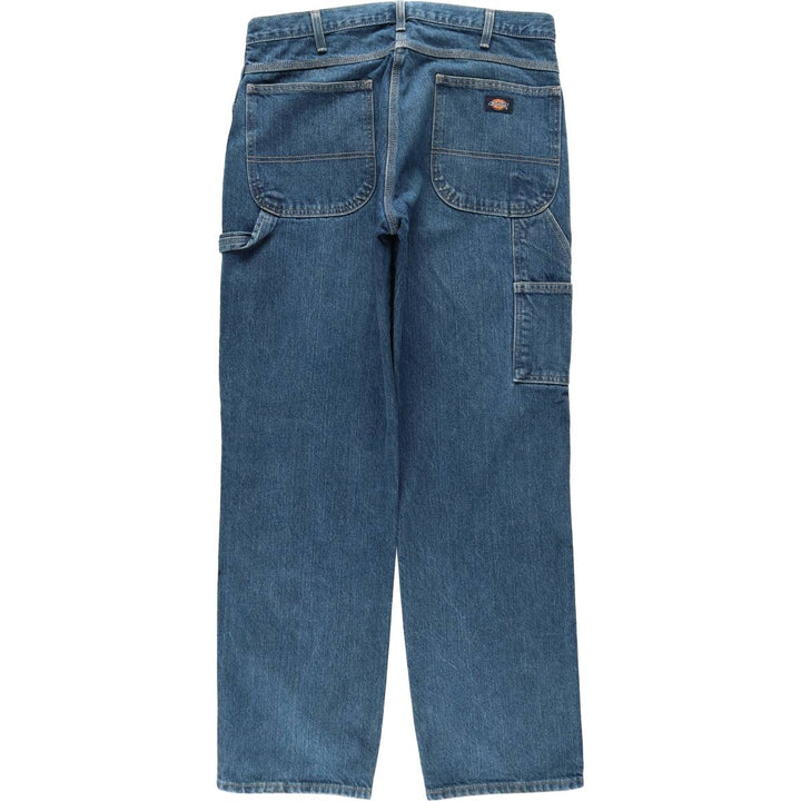 Dickies denim painter pants for men, equivalent to w36 cotton blue type Vintage Second Hand