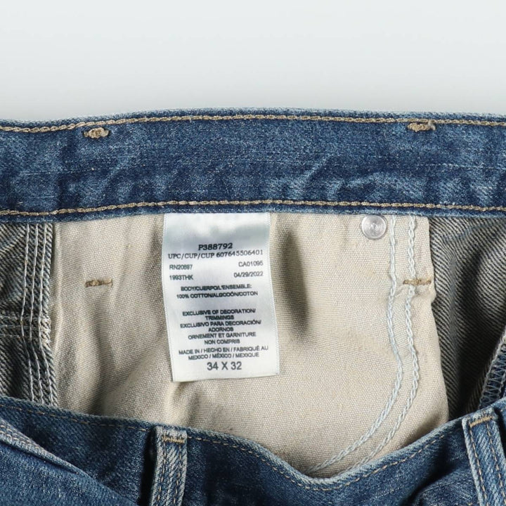 Dickies denim painter pants for men, equivalent to w36 cotton blue type Vintage Second Hand